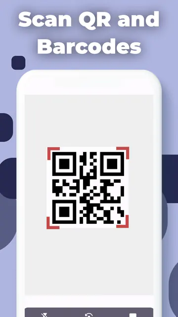 QR Code Scanner reading a QR code