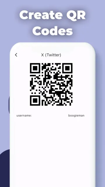 QR Code Scanner creating a QR code